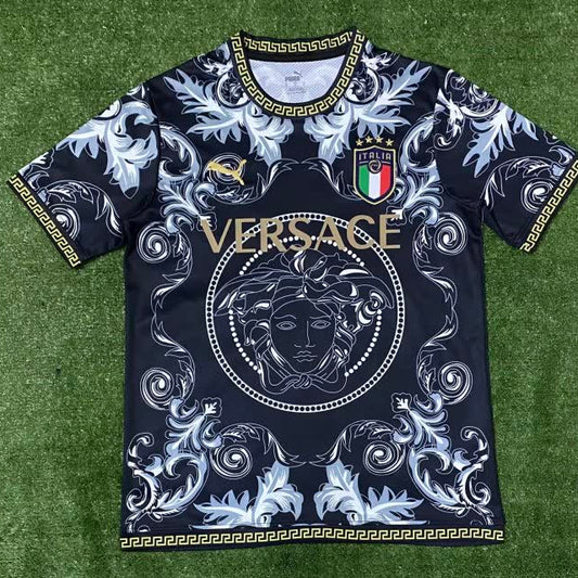 חולצת כדורגל איטליה וורסאצה שחורה 2024