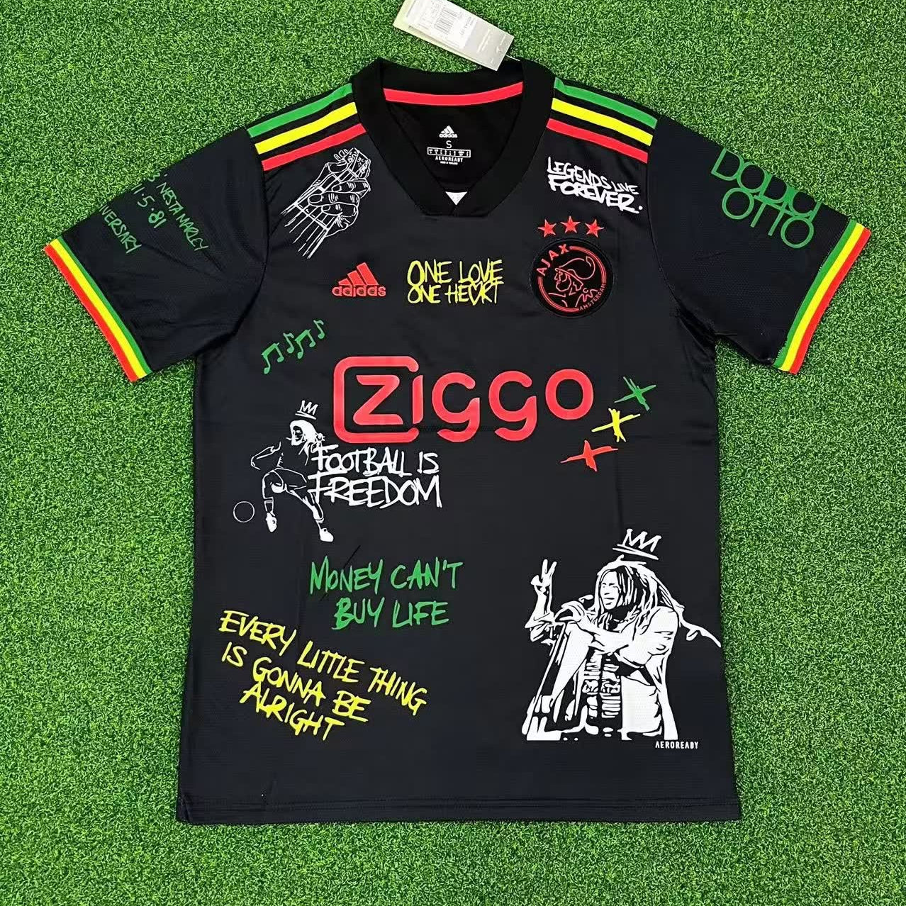 חולצת כדורגל אייאקס בוב מארלי מיוחדת